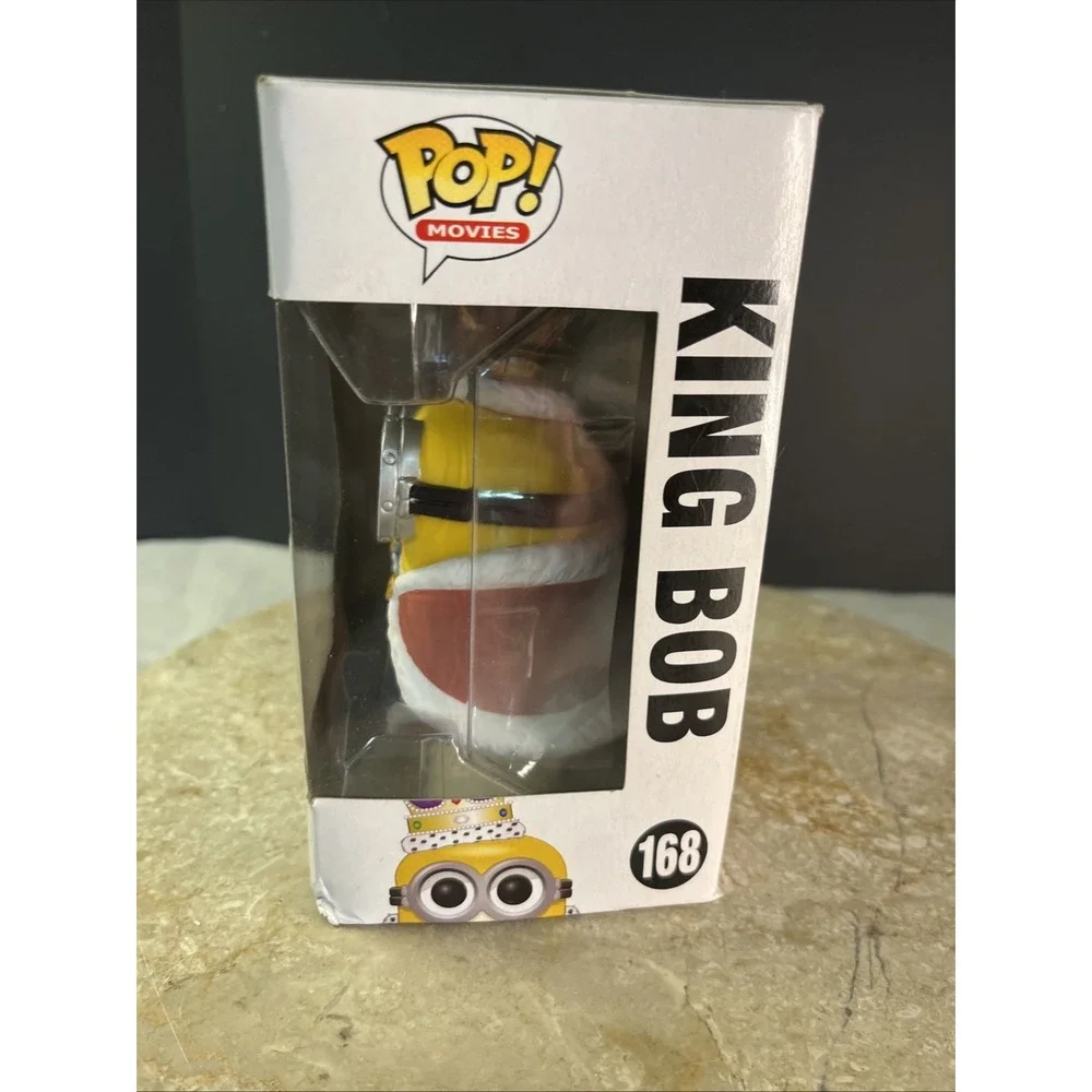 Funko Pop Movies Minions King Bob #168 Vinyl Figure New Sealed Collectible
